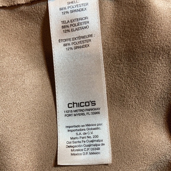 MAKE AN OFFER Chico’s Size 1 or M/8 with front & back fringe - Picture 5 of 6